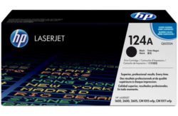 HP 124A Black Original LaserJet Toner Cartridge (Q6000A)